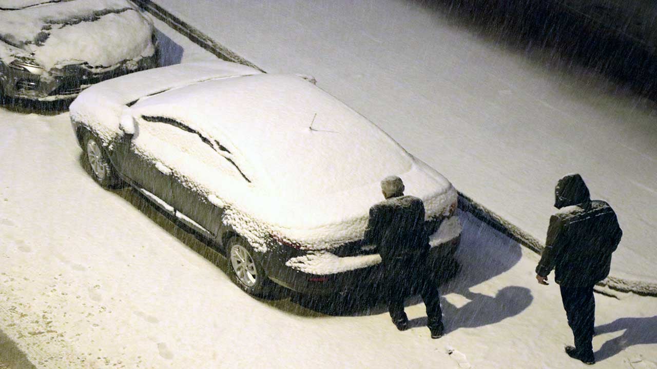 Foto - Van'da kar yağışı! Yollar kapandı