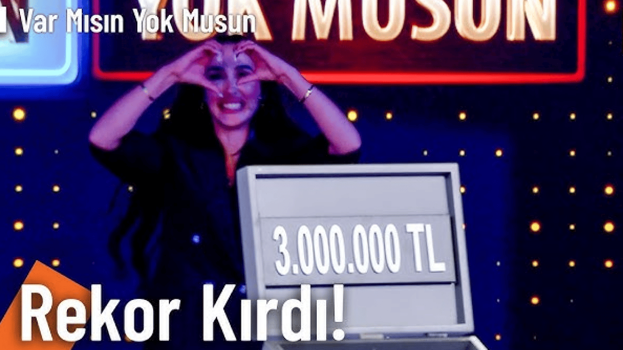 Foto - Var Mısın Yok Musun'da rekor! 3 milyon TL'yi tek hamlede kazandı