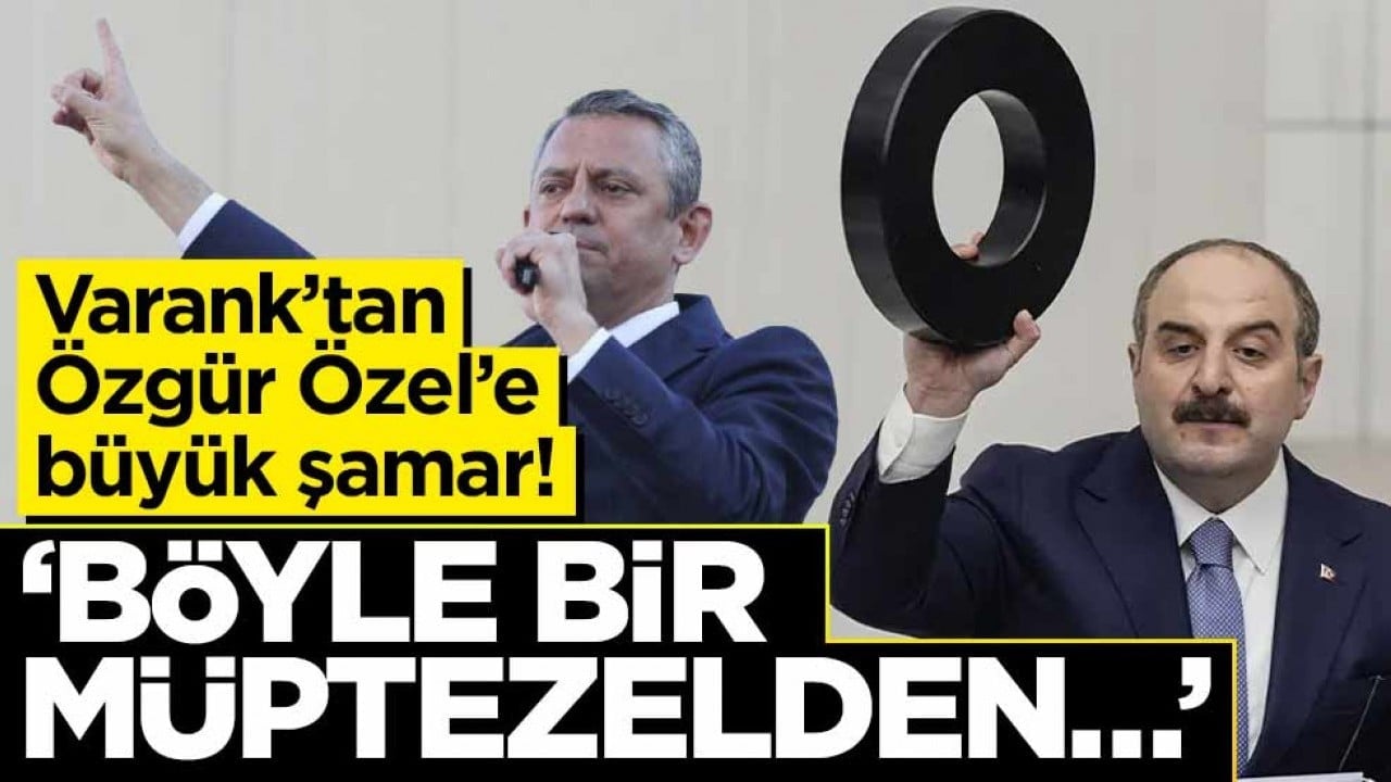 Varank’tan Özgür Özel’e büyük şamar! ‘Böyle bir müptezelden…’