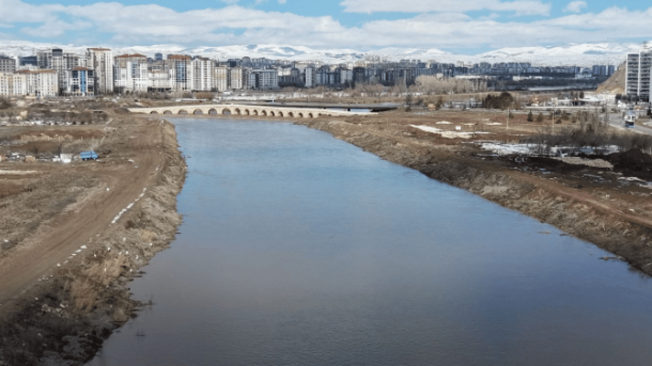 Foto - Yağan kar eridi! Kızılırmak çamur rengine döndü
