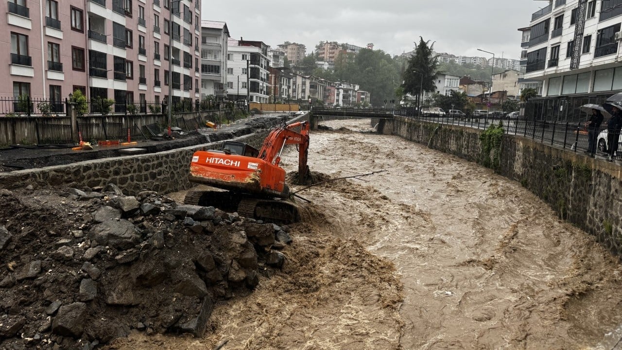 Yağışın vurduğu bölgeden feci görüntüler geldi