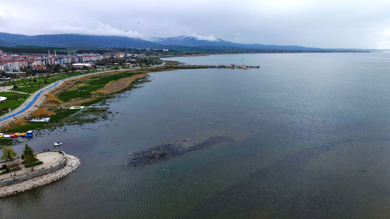 Foto - Yağışlar can suyu oldu! Beyşehir Gölü kaybettiği suyun yarısını geri aldı