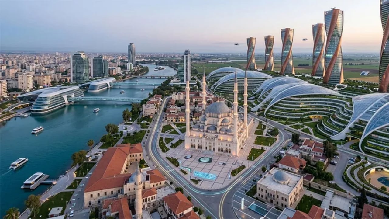 Foto - Yapay zeka il il çizim yaptı: İşte Türkiye’nin 100 yıl sonraki bilim kurgu filmi gibi hali