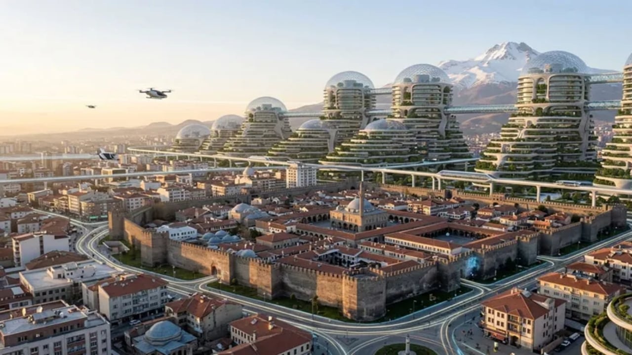 Foto - Yapay zeka il il çizim yaptı: İşte Türkiye’nin 100 yıl sonraki bilim kurgu filmi gibi hali