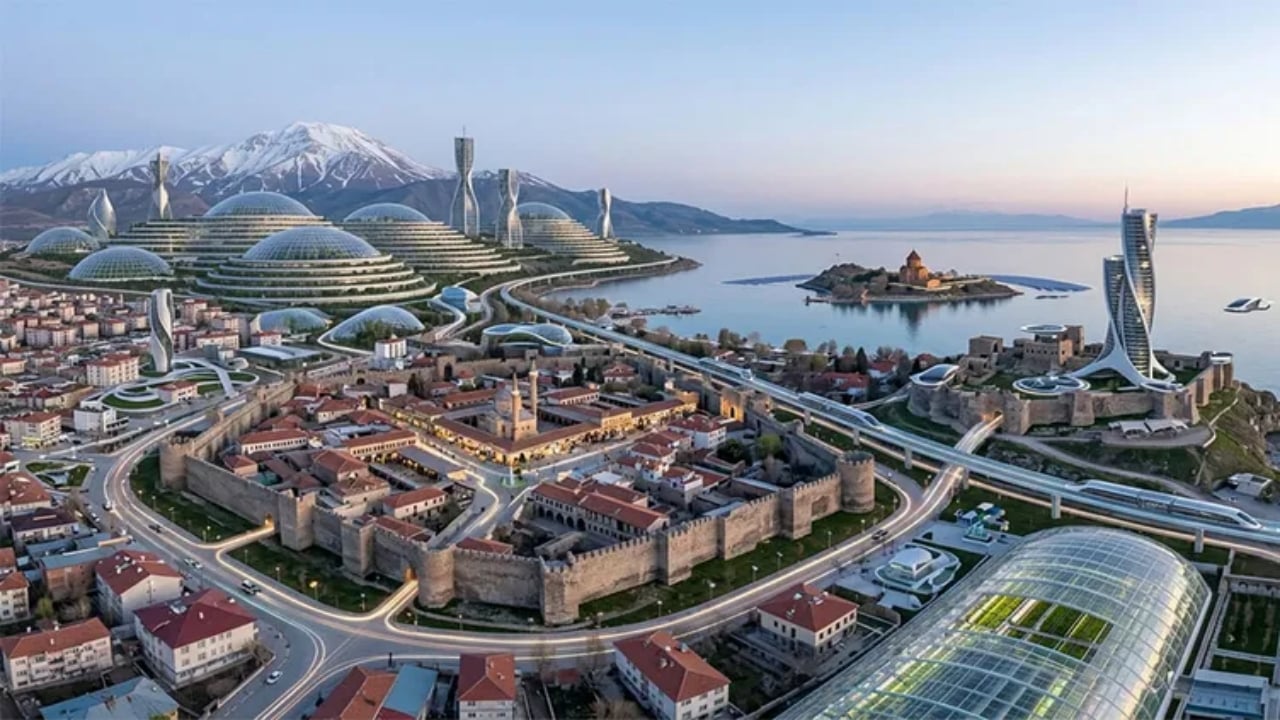 Foto - Yapay zeka il il çizim yaptı: İşte Türkiye’nin 100 yıl sonraki bilim kurgu filmi gibi hali