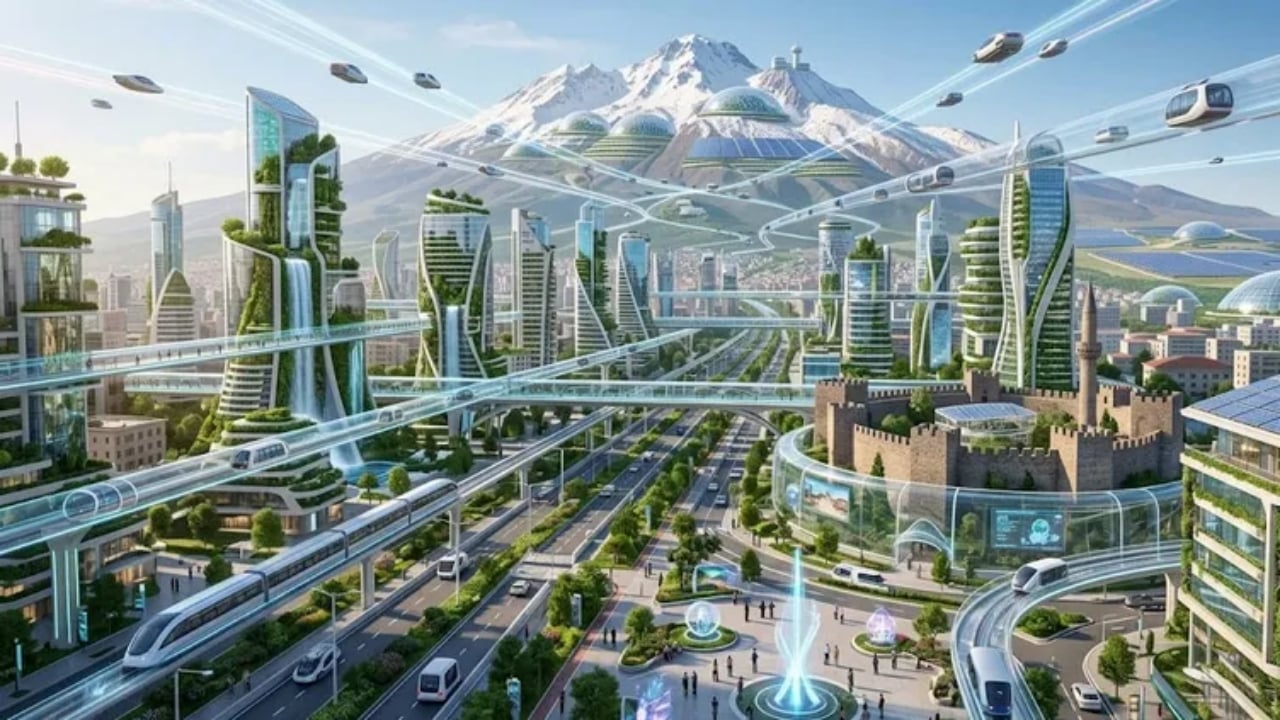 Foto - Yapay zeka il il çizim yaptı: İşte Türkiye’nin 100 yıl sonraki bilim kurgu filmi gibi hali