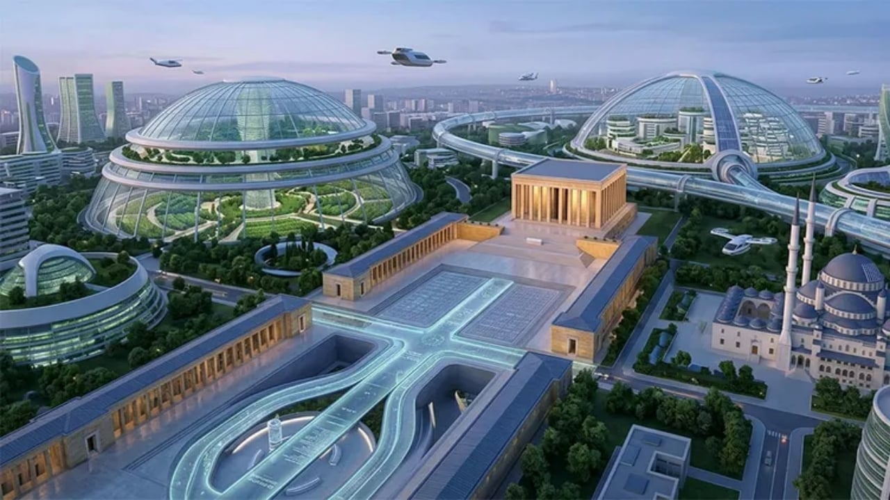 Foto - Yapay zeka il il çizim yaptı: İşte Türkiye’nin 100 yıl sonraki bilim kurgu filmi gibi hali