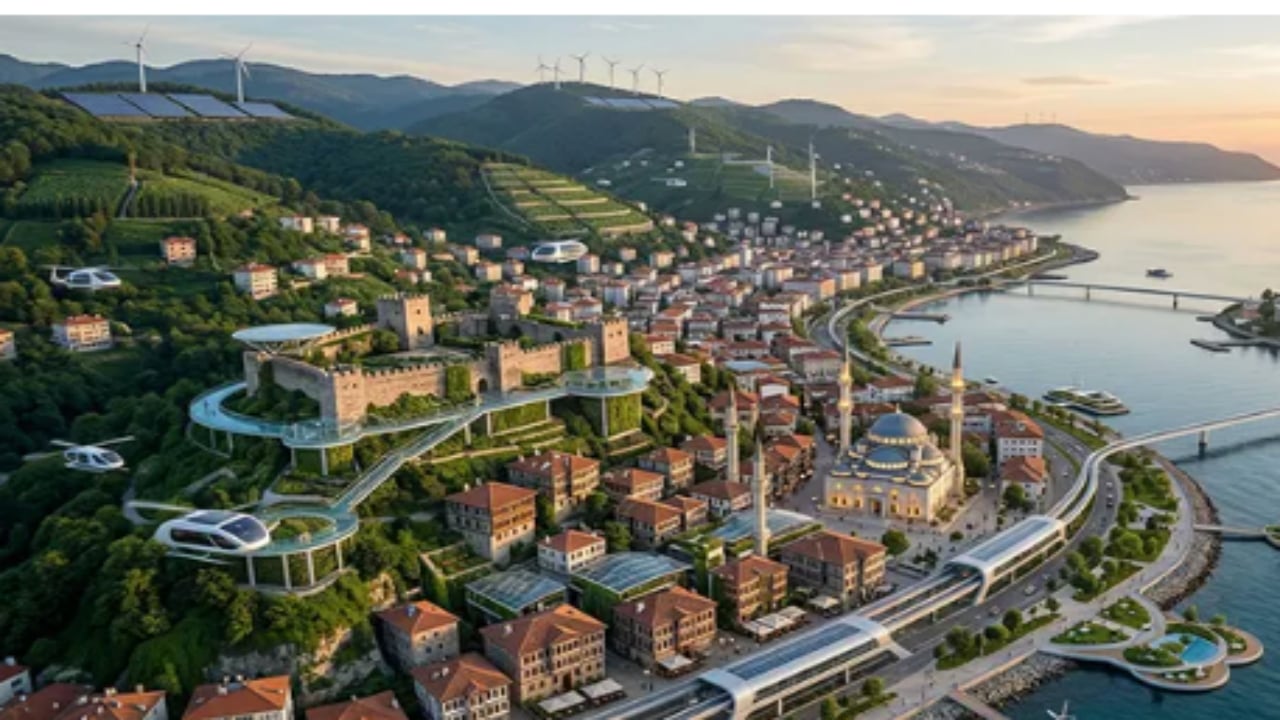 Foto - Yapay zeka il il çizim yaptı: İşte Türkiye’nin 100 yıl sonraki bilim kurgu filmi gibi hali