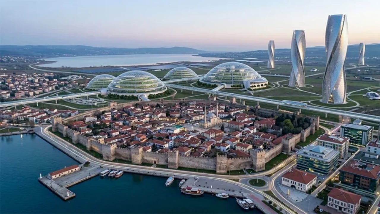 Foto - Yapay zeka il il çizim yaptı: İşte Türkiye’nin 100 yıl sonraki bilim kurgu filmi gibi hali