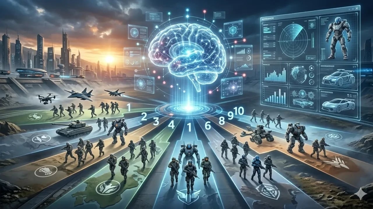 Foto - Yapay zeka tek tek listeledi: İşte 50 yıl sonranın en güçlü orduları! Türkiye bakın kaçıncı sırada