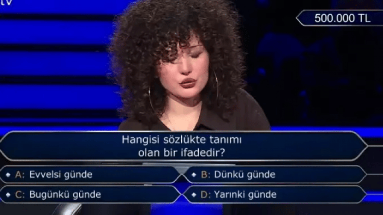 Foto - Yarışmacının cevabı şaşırttı: 500 bin TL'lik soru ters köşe yaptı! 