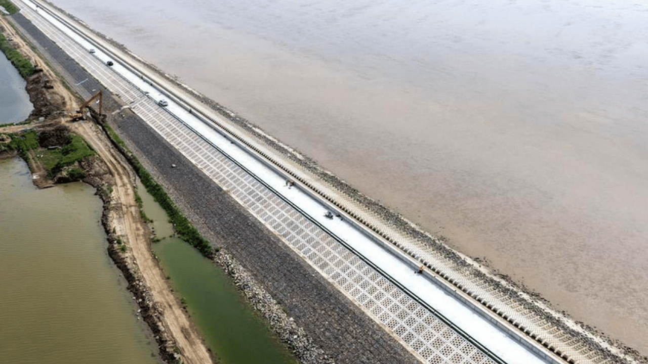 Foto - Yeni deniz duvarı inşa edildi: Tianjin'de ilk etabı tamam!