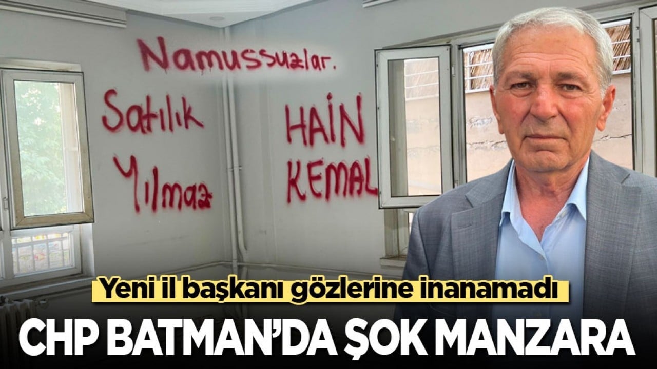 Yeni il başkanı gözlerine inanamadı: CHP Batman’da şok manzara!