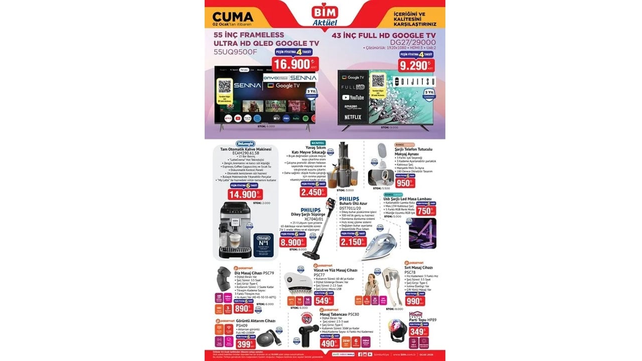 Foto - Yeni yılın ilk kataloğu indirime doyuracak! BİM'de 2 Ocak 2026 fırsatları belli oldu