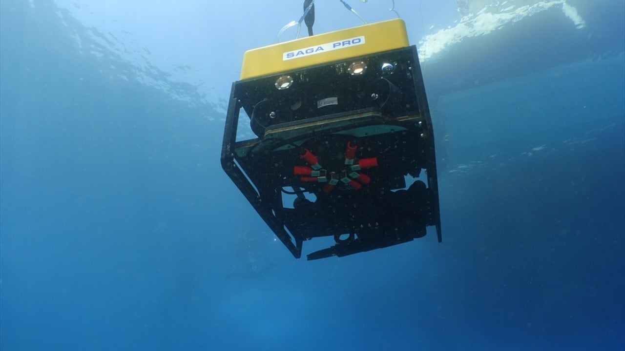 Foto - Yerli robot, su altındaki arkeolojik kazılarda kullanılacak 