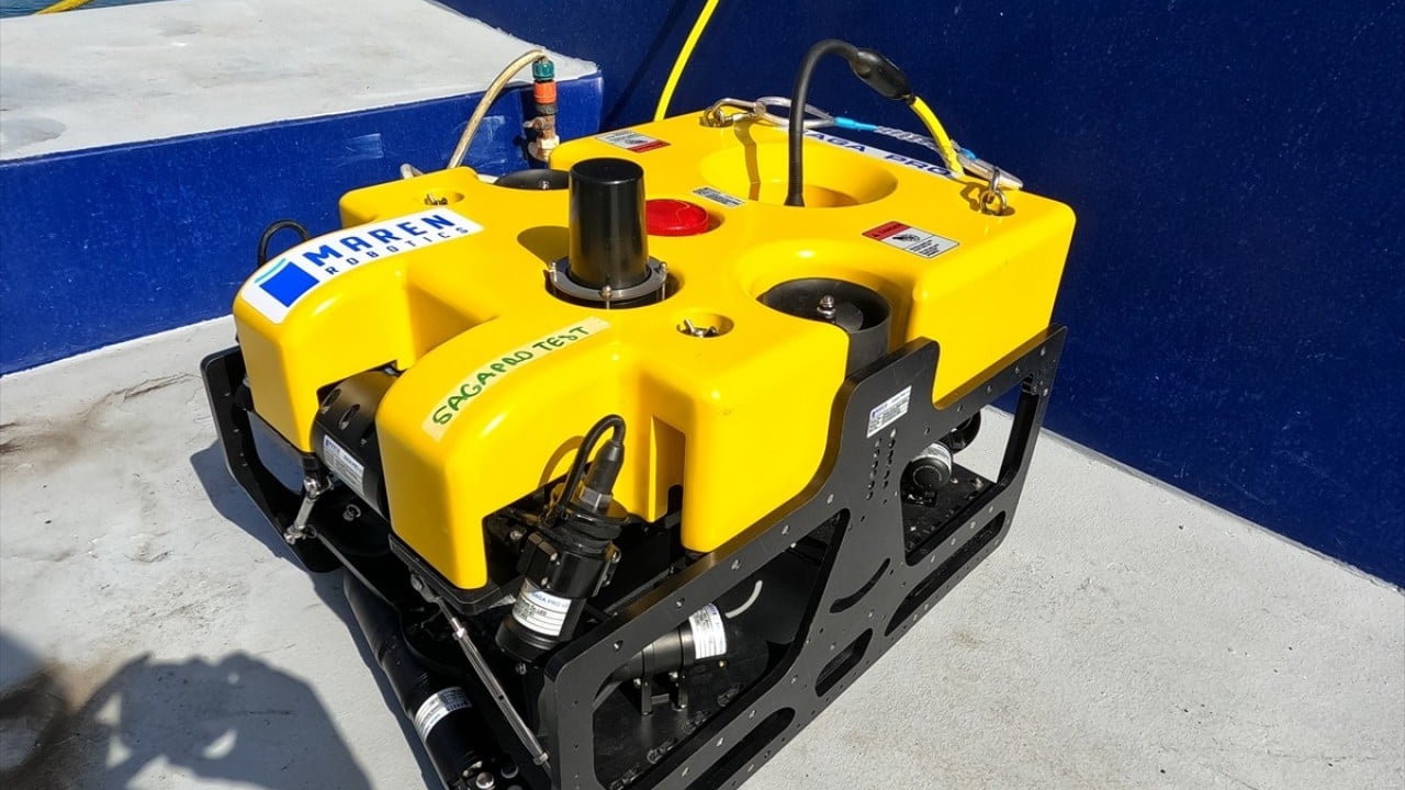 Foto - Yerli robot, su altındaki arkeolojik kazılarda kullanılacak 