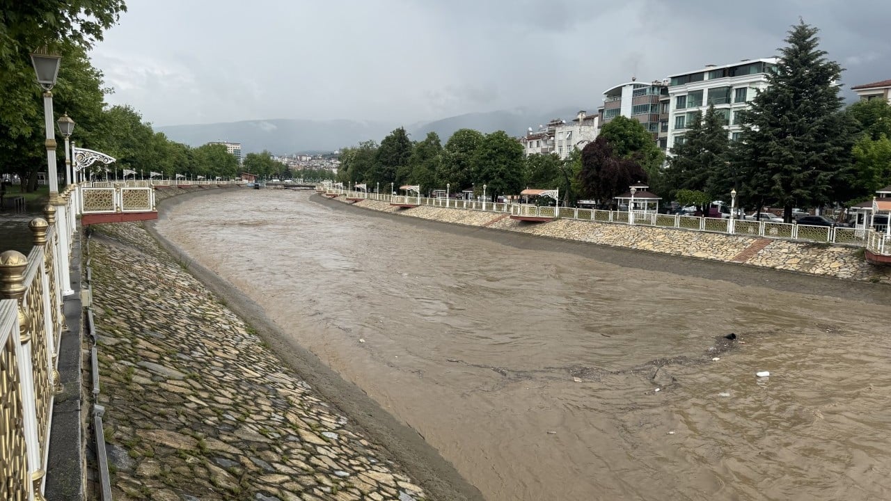 Foto - Yeşilırmak Nehri'nde tahliye çalışmaları