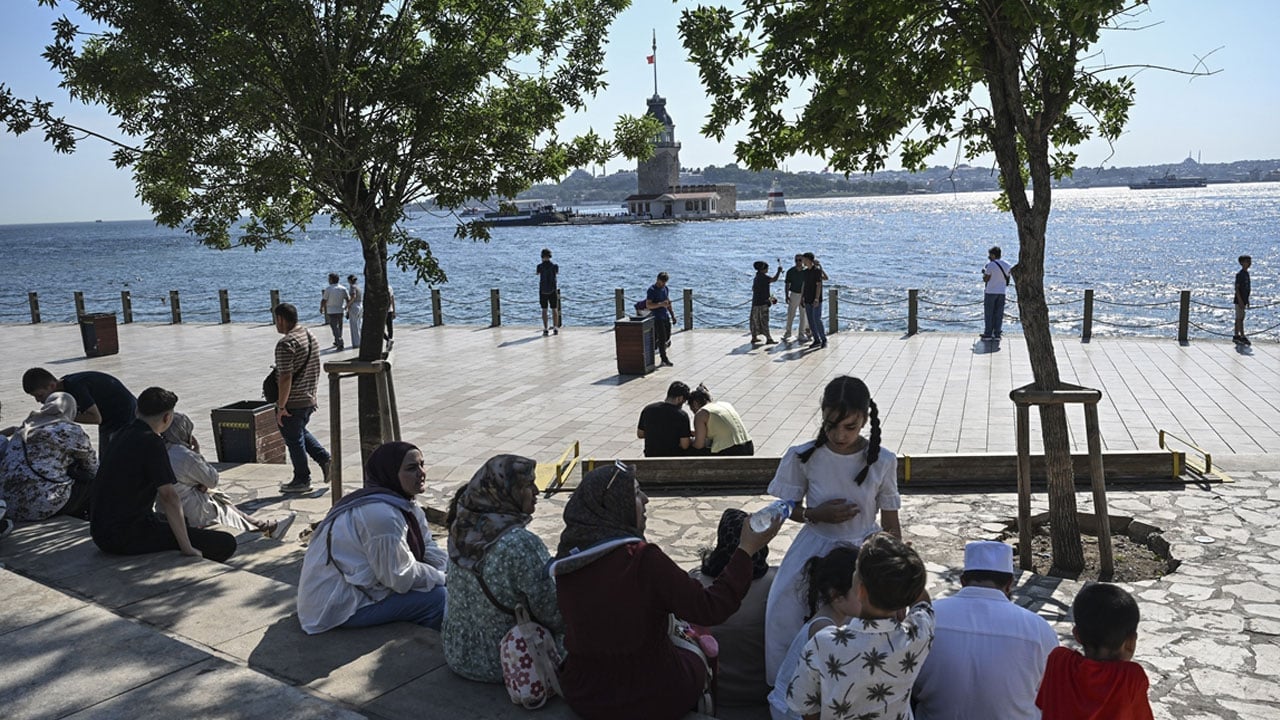 Foto - Yılın en sıcak gününde İstanbul, sahil ve parklara akın etti