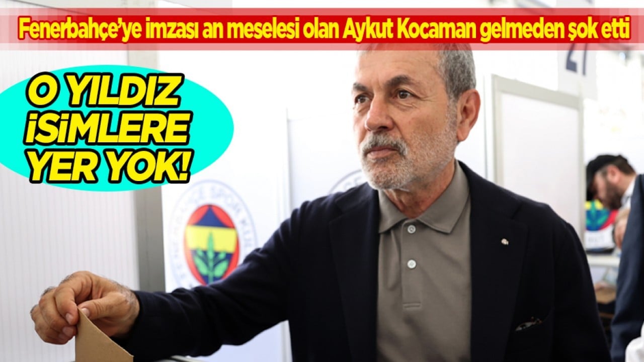 Yok artık hocam: Aykut Kocaman gelmeden şok etti: Talisca ve Guendouzi'ye yer yok