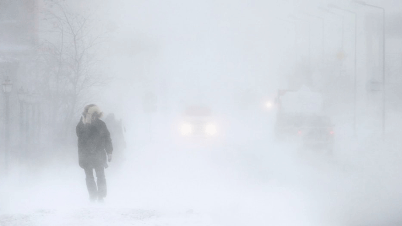 Yollar kapandı, görüş mesafesi sıfıra düştü! Kar ve tipi Kars’ta hayatı felç etti