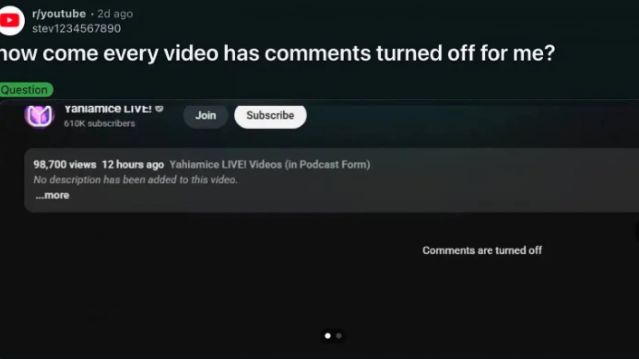 Foto - Yorumlar ve video açıklamaları kayboluyor! Teknik bir hata değil! YouTube'da neler oluyor