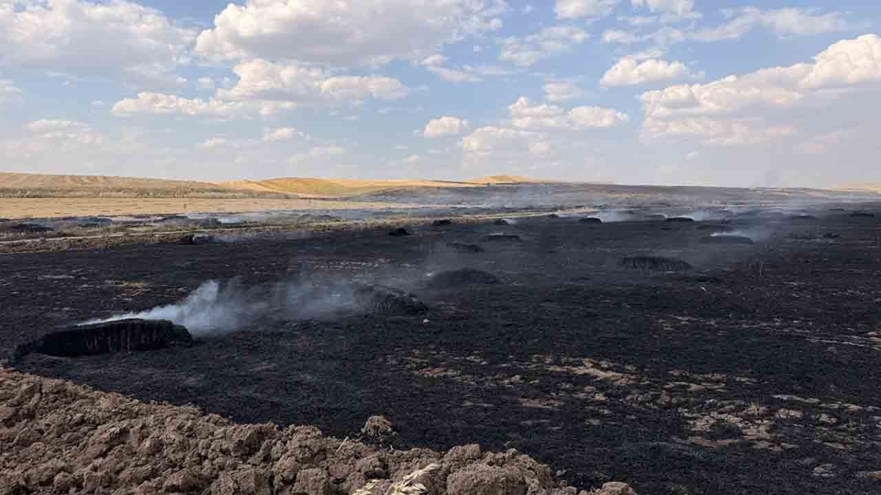 Foto - Yozgat'ta korkutan yangın! 150 dekarlık ekili arazi kül oldu