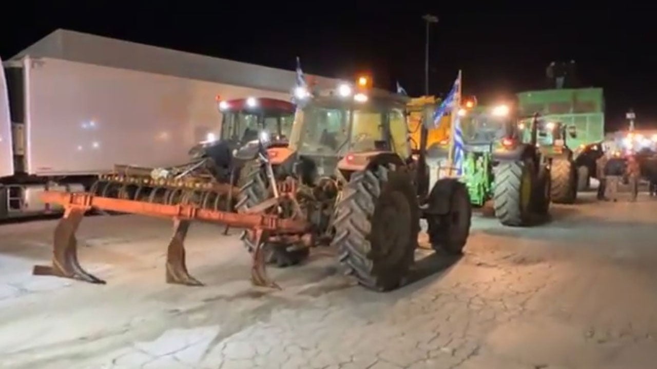 Foto - Yunan sınırında kriz büyüyor! Çiftçi eylemi İpsala’yı kilitledi