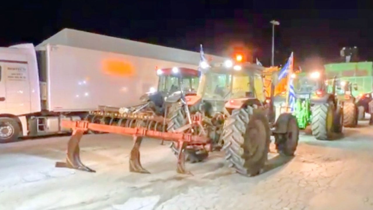 Foto - Yunan sınırında kriz büyüyor! Çiftçi eylemi İpsala’yı kilitledi