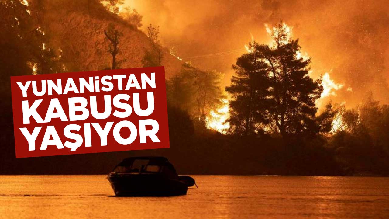Yunanistan kabusu yaşıyor! 2 yerleşim yeri boşaltıldı