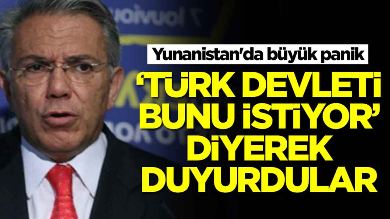 Yunanistan'da büyük panik: 'Türk derin devleti bunu istiyor' diyerek duyurdular
