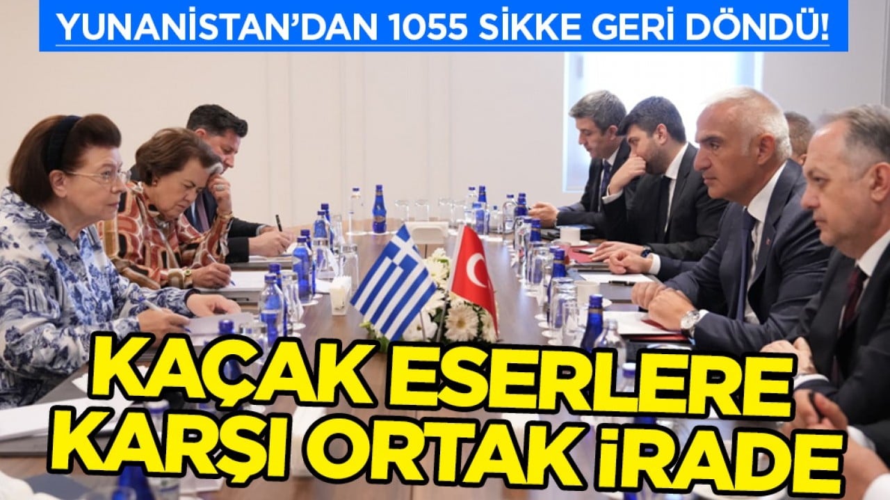 Yunanistan'dan 1055 sikke geri döndü: Kaçak eserlere karşı ortak irade...