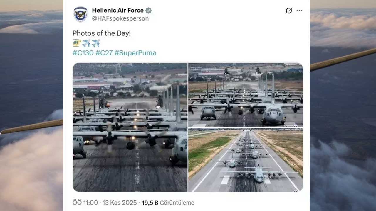 Foto - Yunanistan'dan alçaklık! Paylaşımı hemen sildiler