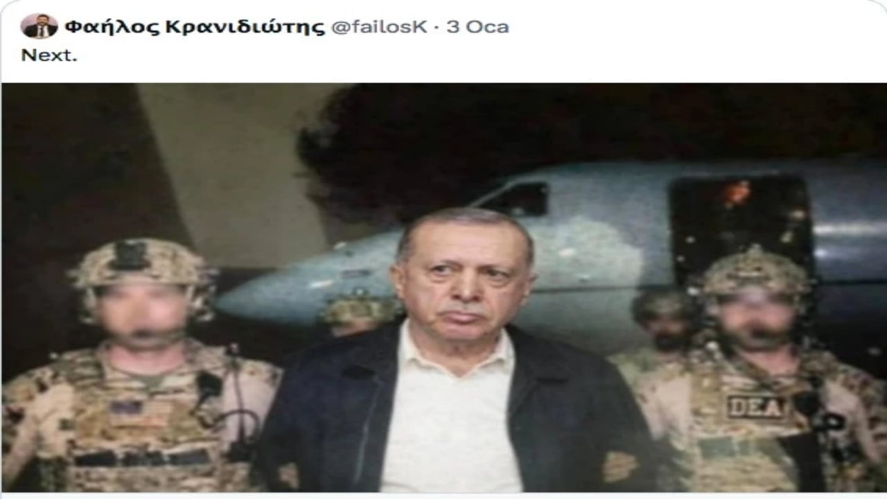 Foto - Yunanistan’ın skandal "Erdoğan" paylaşımına Türkiye’deki muhalifler bile isyan etti! Uğur Dündar ve Oğuzhan Uğur ağzına geleni söyledi