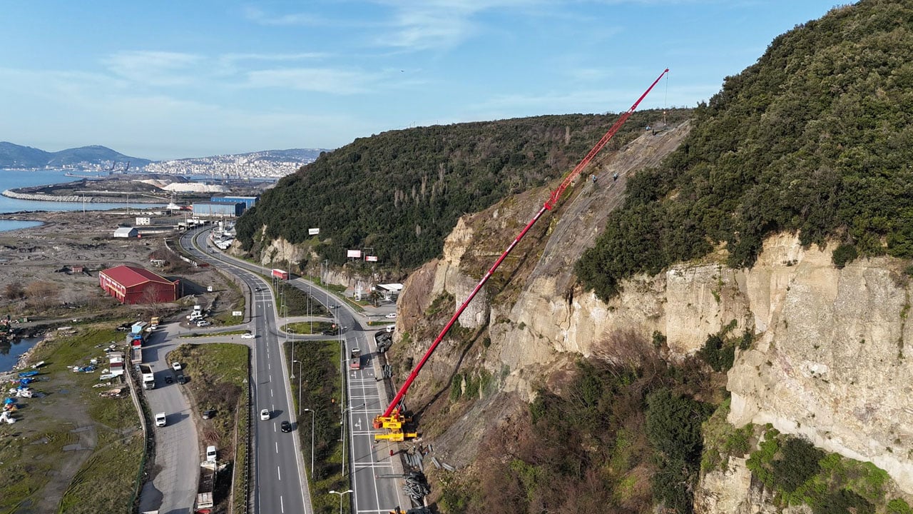 Foto - Yürekleri ağza getiren çalışma! "Örümcek adamlar" iş başında