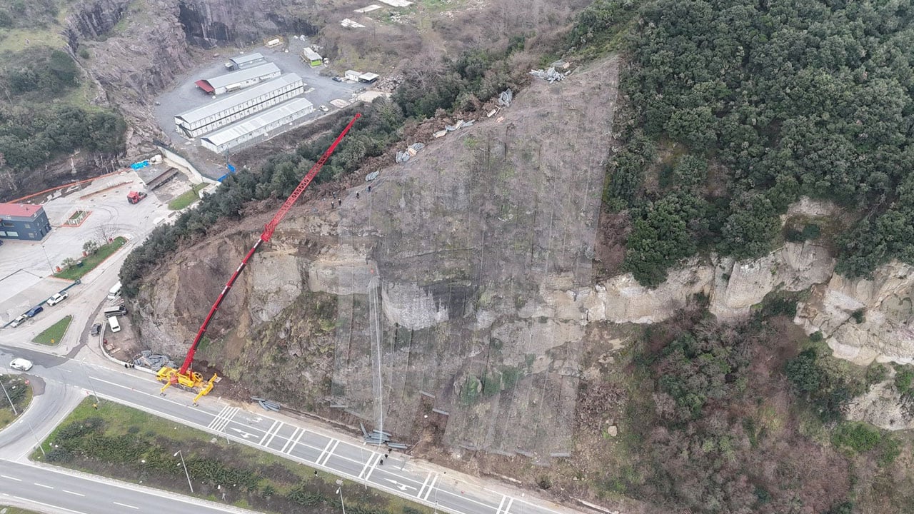 Foto - Yürekleri ağza getiren çalışma! "Örümcek adamlar" iş başında