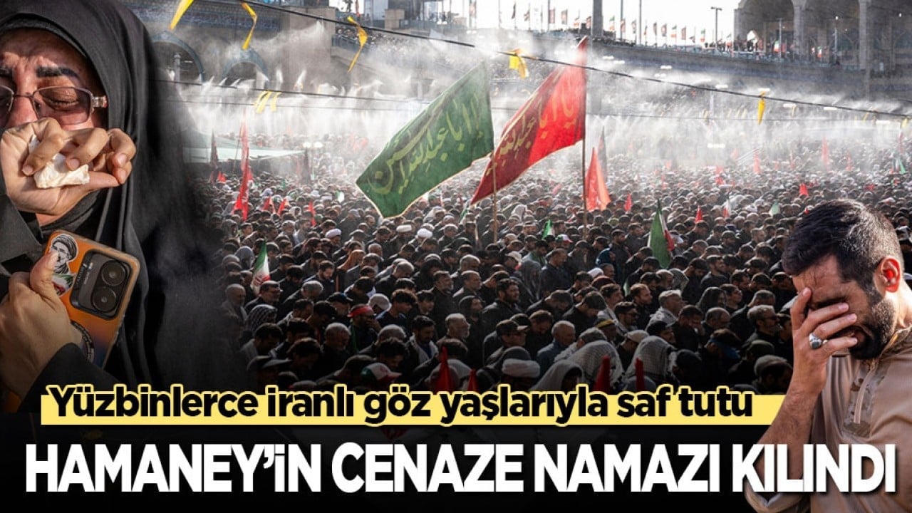 Yüzbinlerce İranlı gözyaşlarıyla saf tuttu: Hamaney’in cenaze namazı kılındı