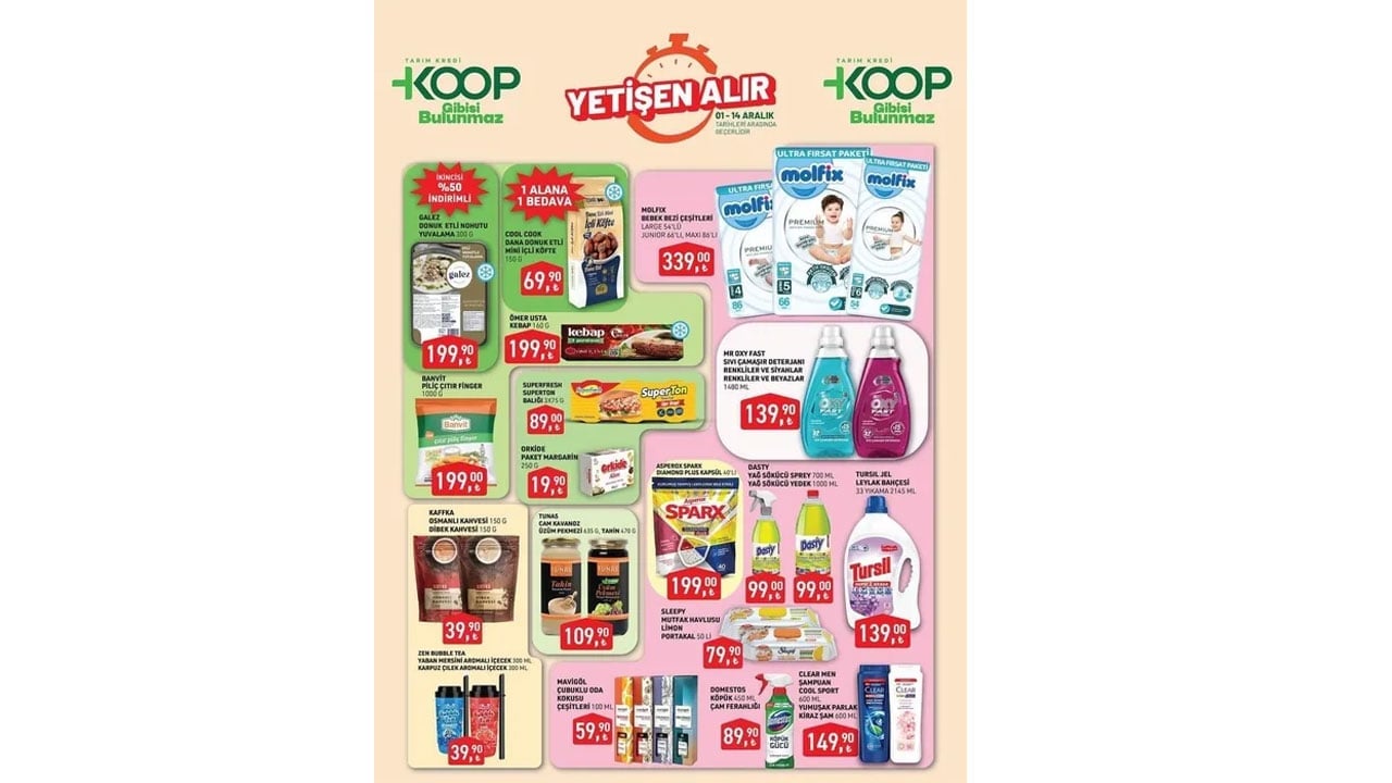 Foto - Yüzde 50 indirim kampanyası geldi! Tarım Kredi'de 2-14 Aralık fırsatları başladı