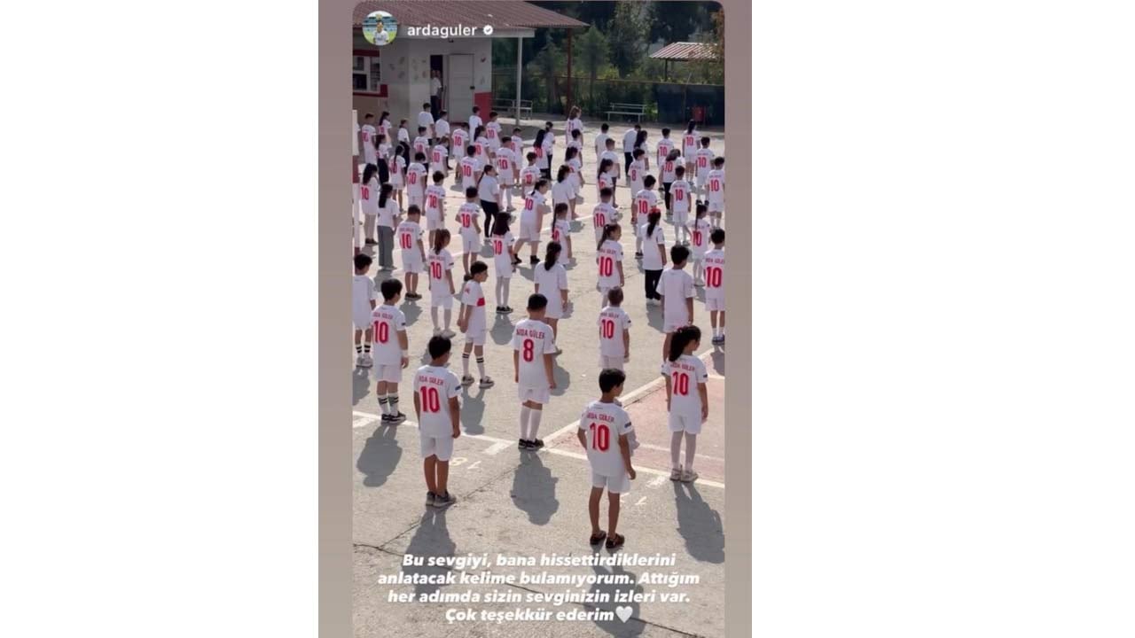 Foto - Yüzlerce öğrenci 10'a seslenmişti... Arda Güler'den cevap geldi!