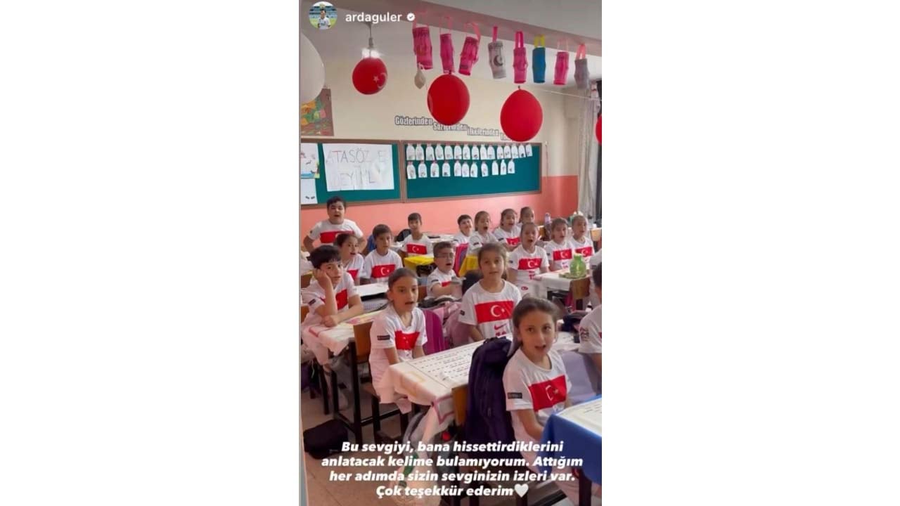 Foto - Yüzlerce öğrenci 10'a seslenmişti... Arda Güler'den cevap geldi!