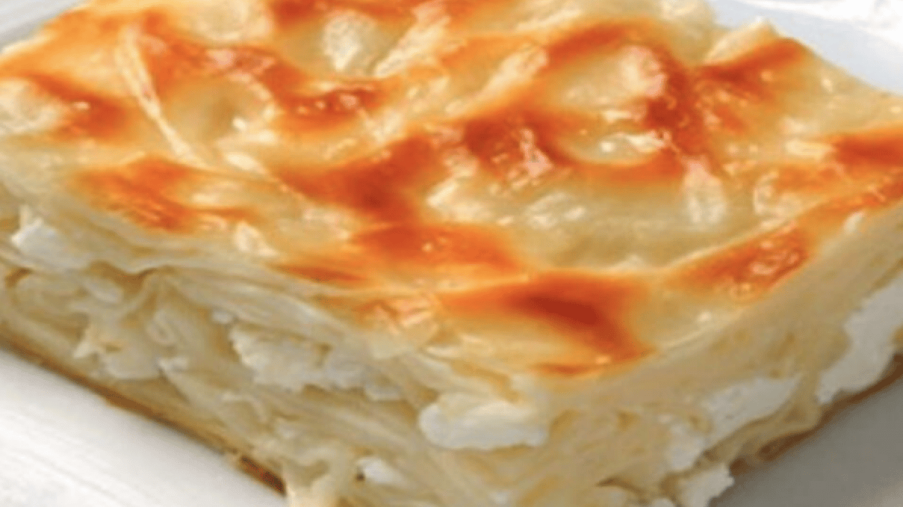 Foto - Zahmeti az lezzeti çok! Ev yapımı su böreği, dışı çıtır, içi ise yumuşacık...