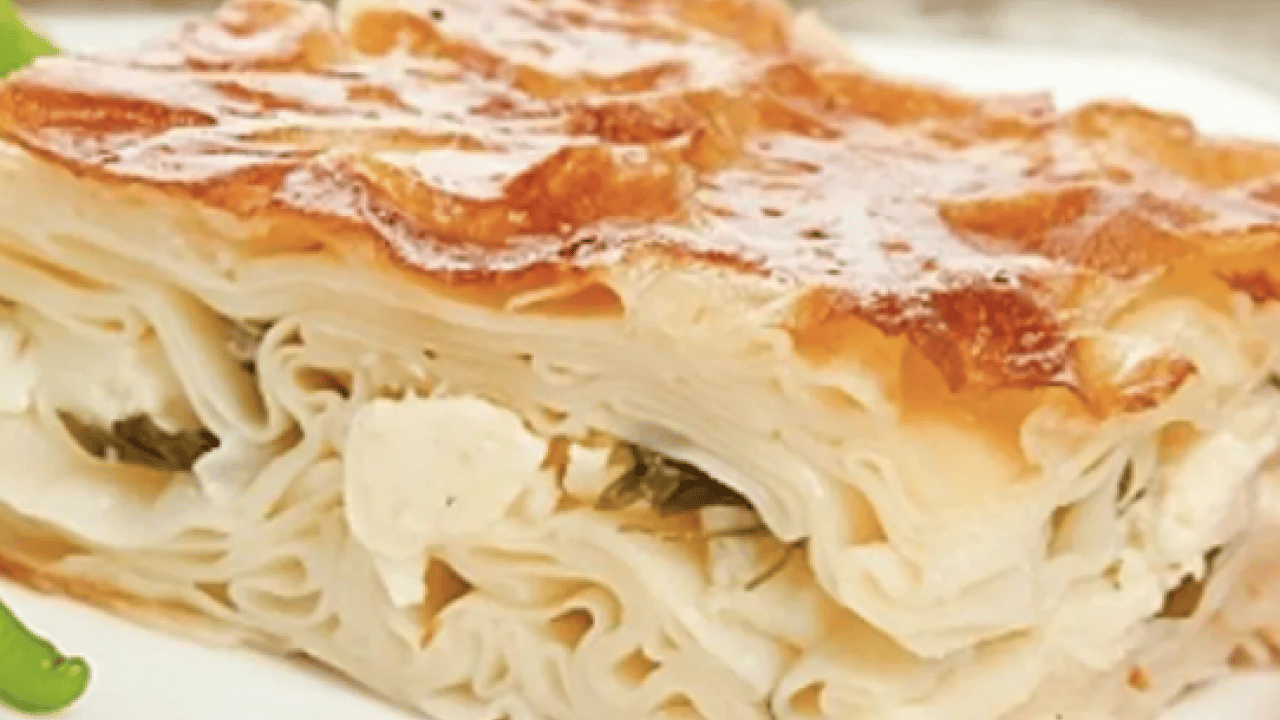 Foto - Zahmeti az lezzeti çok! Ev yapımı su böreği, dışı çıtır, içi ise yumuşacık...