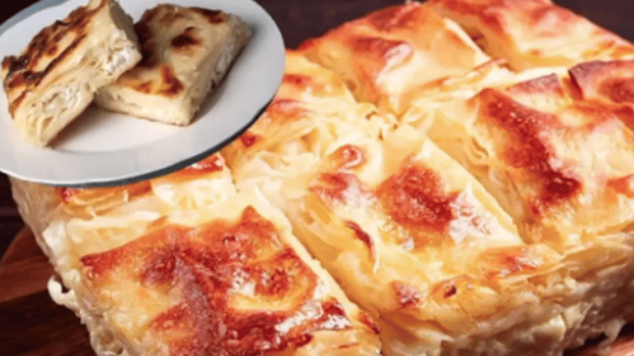 Foto - Zahmeti az lezzeti çok! Ev yapımı su böreği, dışı çıtır, içi ise yumuşacık...