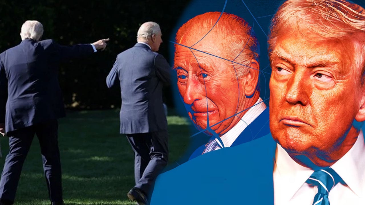 Foto - Zelenskiy gibi azarlanmaktan korkan İngiltere Kralı, Trump ile görüşmesine kameraları istemedi