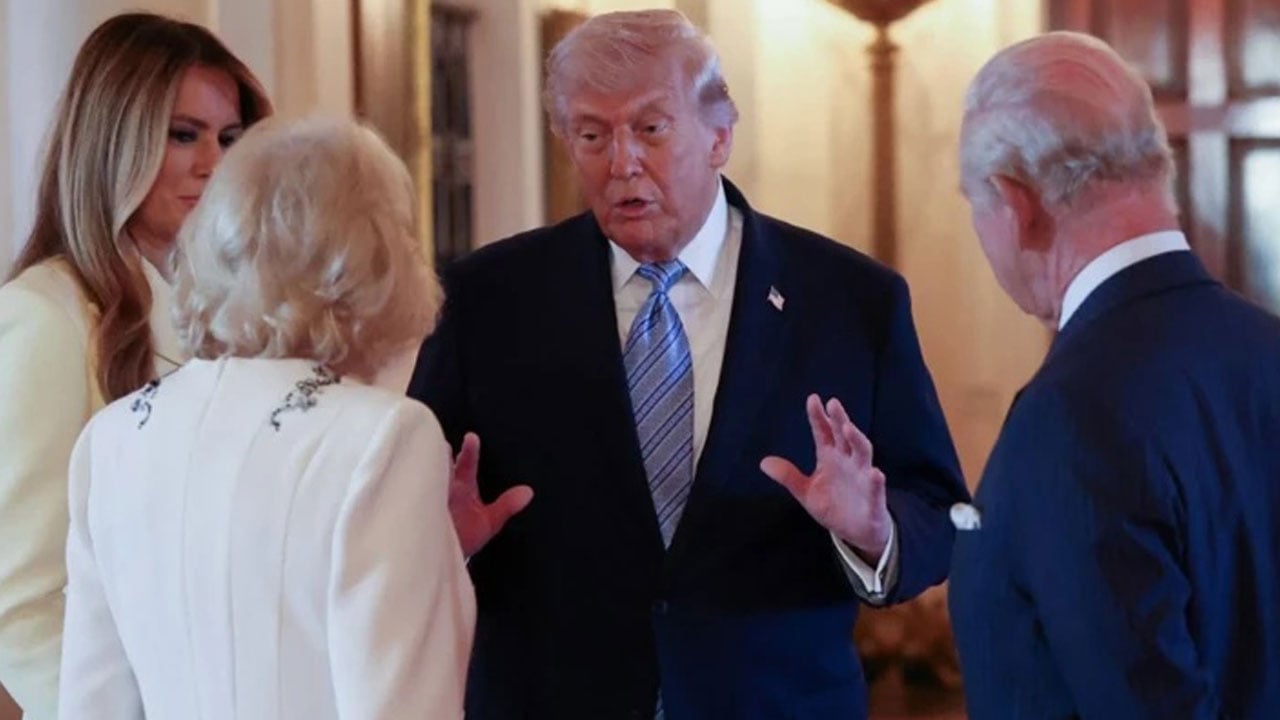 Foto - Zelenskiy gibi azarlanmaktan korkan İngiltere Kralı, Trump ile görüşmesine kameraları istemedi