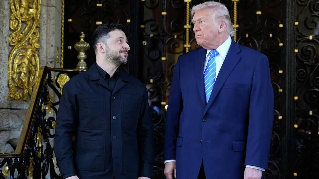 Foto - Zelenskiy Trump ile görüşürken Putin işi götürdü