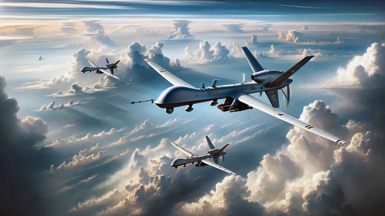 Foto - Zelenskiy'nin büyük tehlike atlattı! Rotasında 4 askeri dron tespit edildi