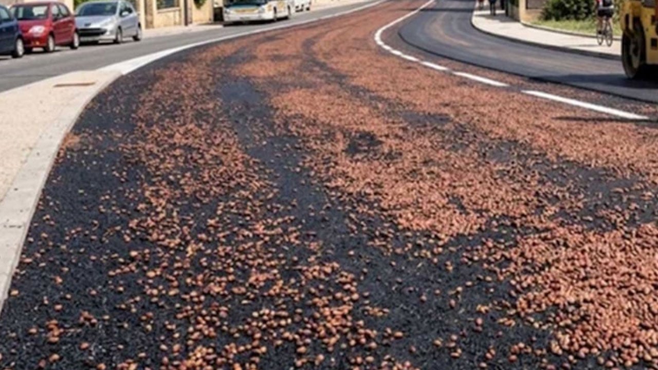 Foto - Zeytin çekirdeklerini yollara serdiler! Sonuçlar çok çarpıcı