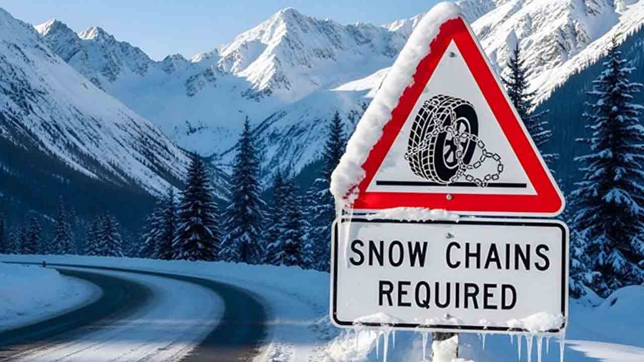 Foto - Zincir takmak yetmez: Karlı yolda hız kontrolü şart