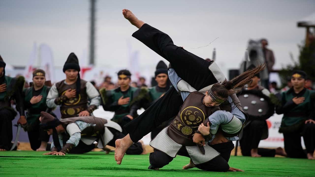 Foto - Ziyaretçi akını başladı! Etnospor festivalinden renkli görüntüler