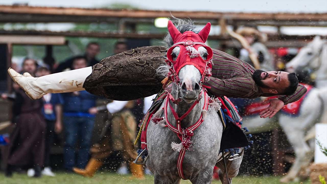 Foto - Ziyaretçi akını başladı! Etnospor festivalinden renkli görüntüler